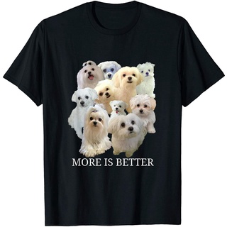 เสื้อยืดผ้าฝ้ายพิมพ์ลายขายดี เสื้อยืด คอกลม พิมพ์ลาย Maltese แบบเข้ารูป แฟชั่นสําหรับสัตว์เลี้ยง สุนัข