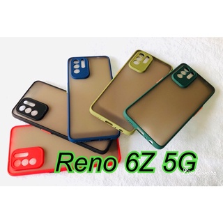 Reno6## Reno6Z 5G ##พร้​อมส่งในไทย##เคสขอบนิ่มหลังแข็งขุ่นคลุมกล้อง For Oppo Reno6 5G / Reno 6 / Reno6Z 5G / Reno6 Z 5G