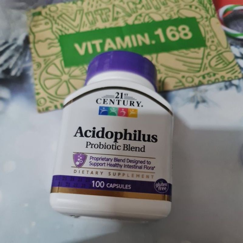 โพรไบโอติก-21st-century-acidophilus-probiotic-blend-100-capsules