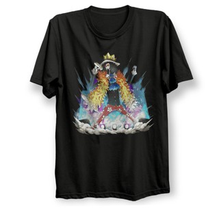 เสื้อยืด พิมพ์ลายอนิเมะ One Piece Soul King Brook Distro สําหรับผู้ชาย และผู้หญิง