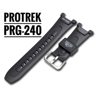 สายนาฬิกาข้อมือ แบบเปลี่ยน สําหรับ Casio Protrek PRG-240 40 เรซินคุณภาพ