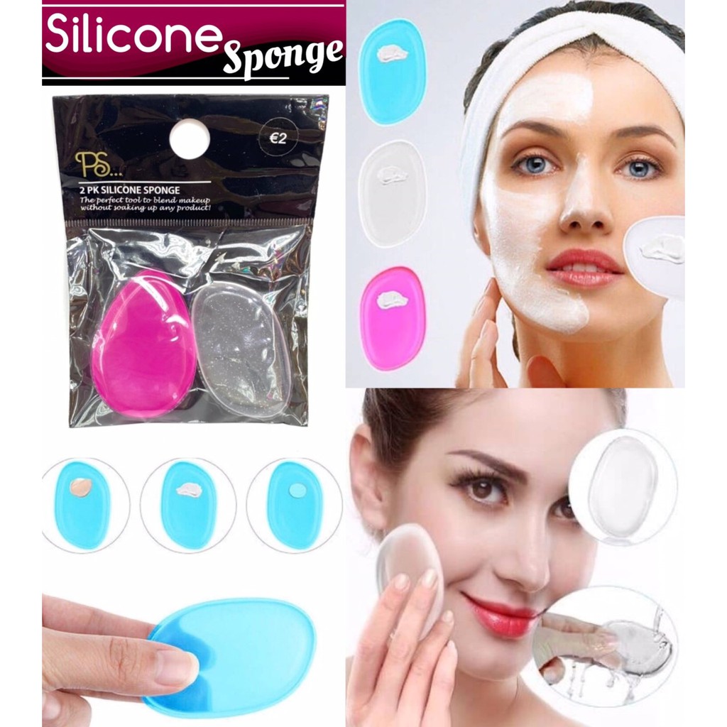 silicone-sponge-พัฟซิลิโคน-เกลียรองพื้น-เนื้อครีม