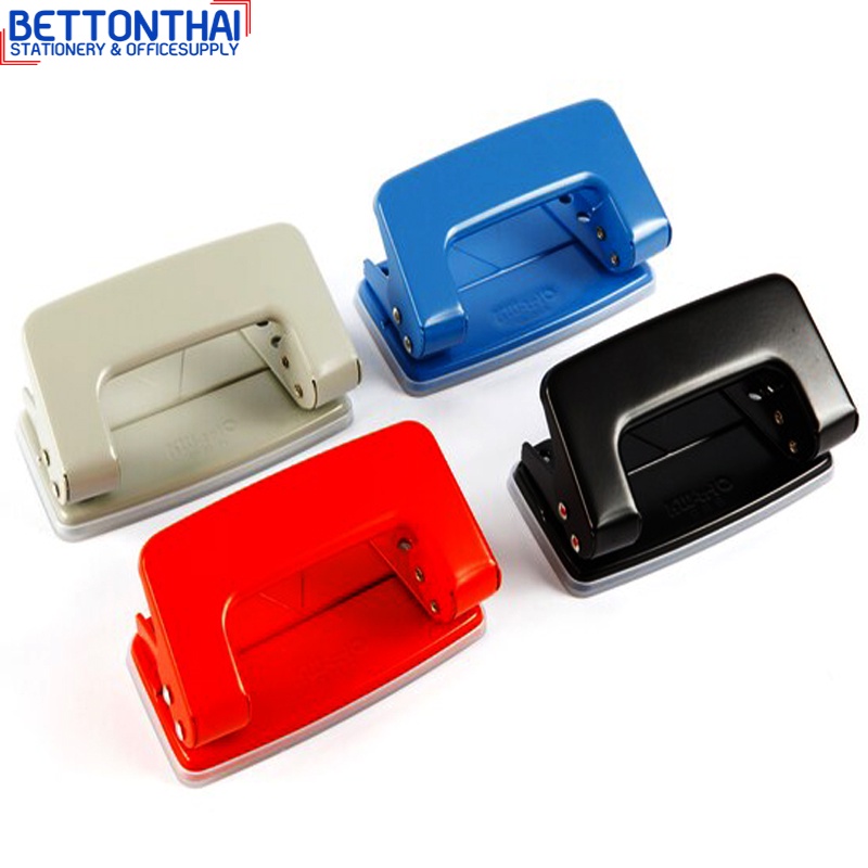 kw-trio-09880-2-hole-punch-เครื่องเจาะกระดาษ-10แผ่น-สำหรับเข้าแฟ้ม-มีไม้วัดขนาดกระดาษ-ตุ๊ดตู่-อุปกรณ์สำนักงาน-โรงเรียน