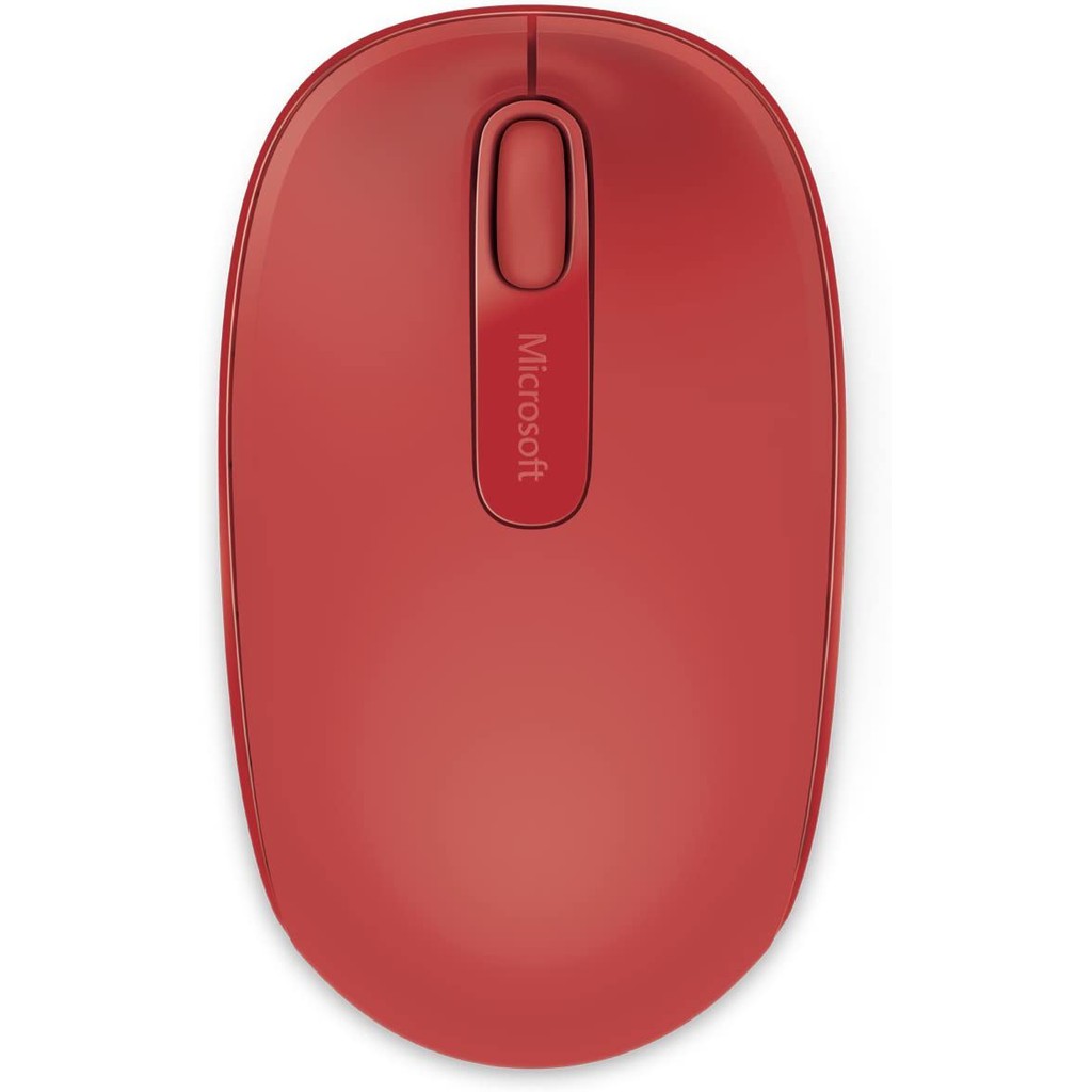 microsoft-wireless-mouse-1850-เมาส์ไร้สาย-สีแดง-ของแท้-ประกันศูนย์-3ปี-red