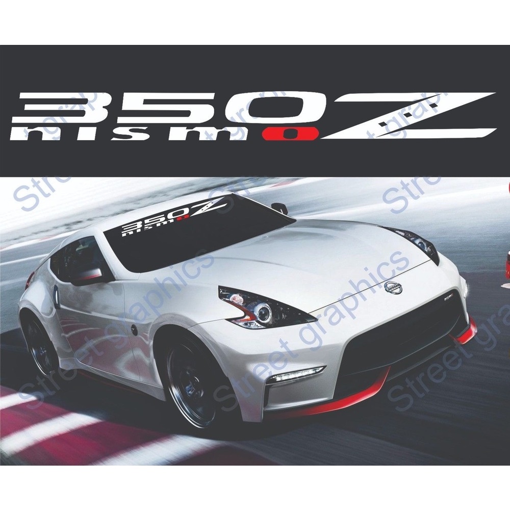 สติกเกอร์ไวนิล-nissan-350z-nismo-windshield-สําหรับติดตกแต่งรถยนต์