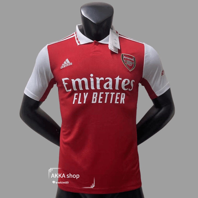 ภาพหน้าปกสินค้าเสื้อฟุตบอล อาเซน่อล ชุดเหย้า เกรดแฟนบอล ปี 2022/23 Arsenal Home Jersey 2022/23 ( AAA )