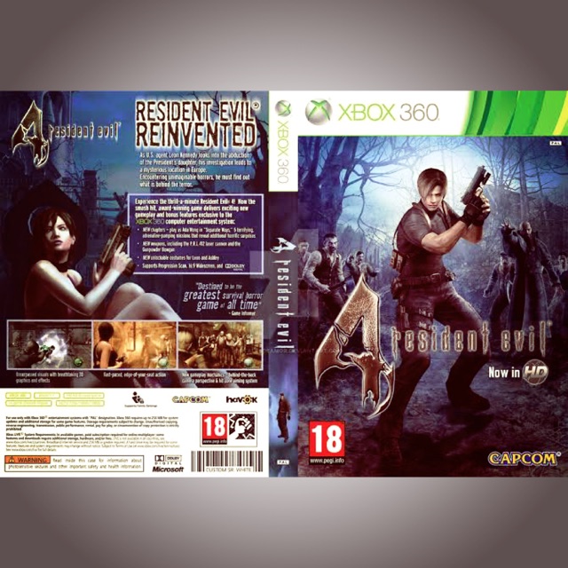 แผ่นเกมส์-resident-evil-4-hd-xbox-360