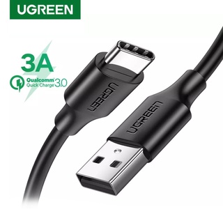 UGREEN รุ่น 60115,60116,60118 USB Type-C 3A รองรับ Fast Charge Data Cable ความยาว 0.5m/ 1m / 2m  (3A fast charger cable)