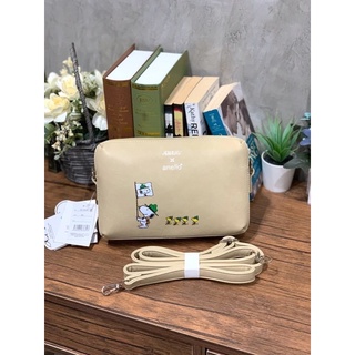 Anello X Peanuts Leather Mini Shoulder Bag