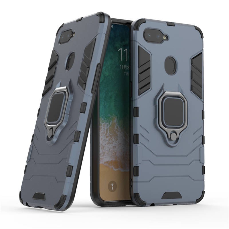 เคส-oppo-f9-เคสโทรศัพท์แม่เหล็กกันกระแทกเคสแข็ง-hybrid-armor-shockproof-magnetic-ring-shockproof-case-stand-cover