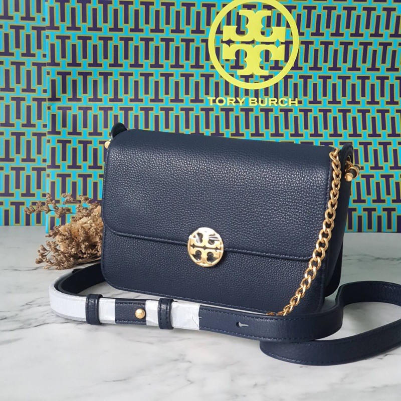 Chelsea leather crossbody hot sale bag tory burch