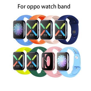 สินค้า สายนาฬิกาข้อมือ แบบซิลิโคน สําหรับ Oppo 2020 ขนาด 41, 46 มม.