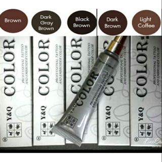 สีสักคิ้ว วายคิว Y&amp;Q  yq คิ้วสามมิติ 📌📌พร้อมส่ง