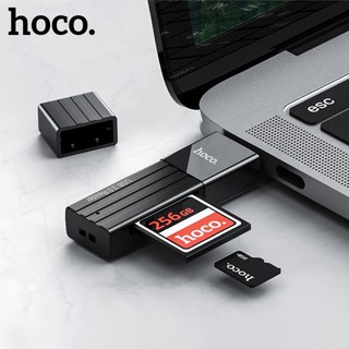 ภาพหน้าปกสินค้าHOCO HB20 ของแท้100% Mindful 2-in-1 การ์ดรีดเดอร์ SD Card Reader USB3.0/ 2.0 OTG Memory Card Adapter Bestbosss ที่เกี่ยวข้อง