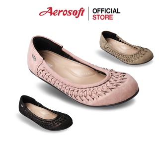 Aerosoft (แอโร่ซอฟ) รองเท้าคัทชูส้นแบน รุ่น CW3040