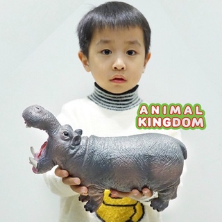 Animal Kingdom - โมเดลสัตว์ ฮิปโปโปเตมัส แบบนิ่ม ขนาด 26.60 CM (จากหาดใหญ่)