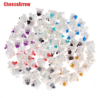 สินค้า Cheesearrow สวิตช์คีย์บอร์ดเมคคานิคอล outemu mx 3 pin สีดํา ฟ้า น้ําตาล 10 ชิ้น ต่อล็อต