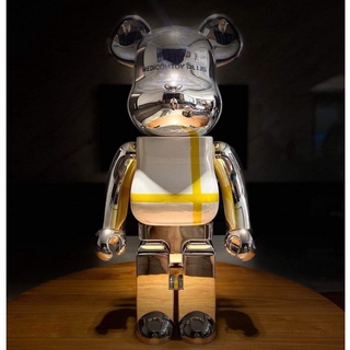 Absolute siam - Bearbrick MEDICOM TOY PLUSSILVER CHROME Ver. 1000％ - Bearbrick