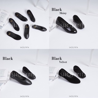 ภาพขนาดย่อของภาพหน้าปกสินค้ารองเท้าคัชชูส้นแบน ไซส์ 36 - 44 SHOESNITA รองเท้าคัทชู ผู้หญิง สีดำ พร้อมส่ง จากร้าน shoesnita บน Shopee