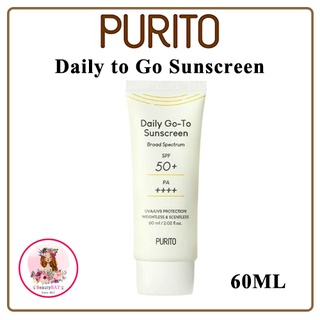 Purito daily go to sunscreen   SPF50++ครีมกันแดดเนื้อเนียน เกลี่ยง่ายซึมเร็ว ใหม่ล่าสุด