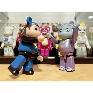 (ของแท้ไม่มีกล่อง) คู่ Be@rbrick Series 20 Horror &amp; Secret Horror: Captain Action &amp; Dr. Eville  (Bearbrick)