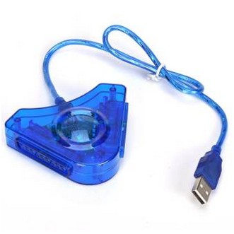 ภาพหน้าปกสินค้าDi shop ตัวแปลงจอย PS2 เป็น USB เพื่อเล่นกับคอม PC จากร้าน ananyait บน Shopee