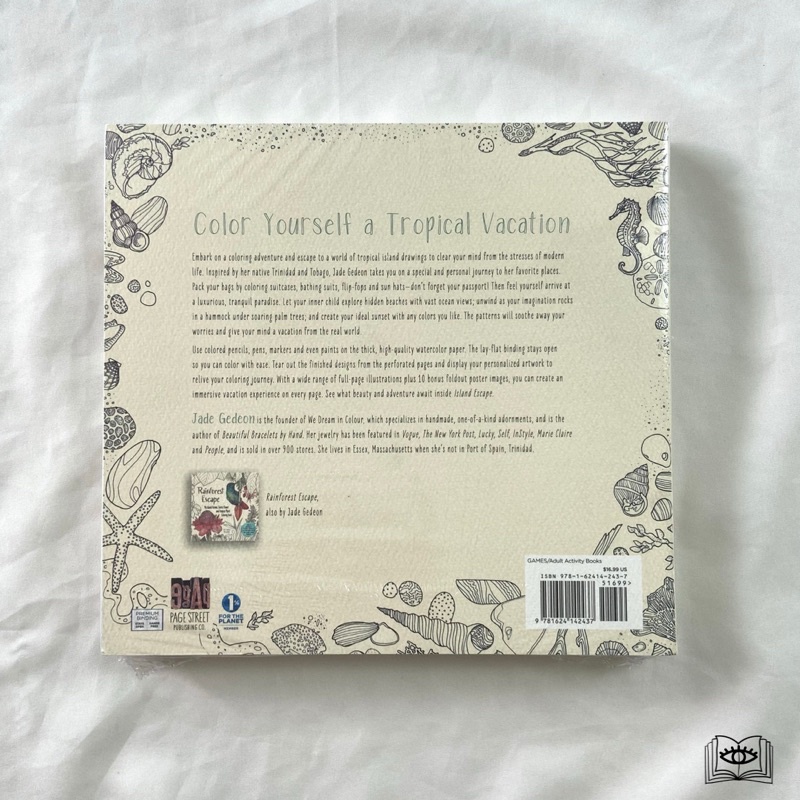 [Querida] สมุดระบายสี Island Escape Adult Coloring Book : My Caribbean ...