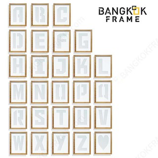 Bangkokframe-กรอบไม้สัก ของขวัญ ตกแต่งบ้าน กรอบตัดเจาะแมทตัดอักษร รูปขนาด 4x6 นิ้ว เหมาะสำหรับตั้งโต๊ะ ให้เป็นของขวัญ