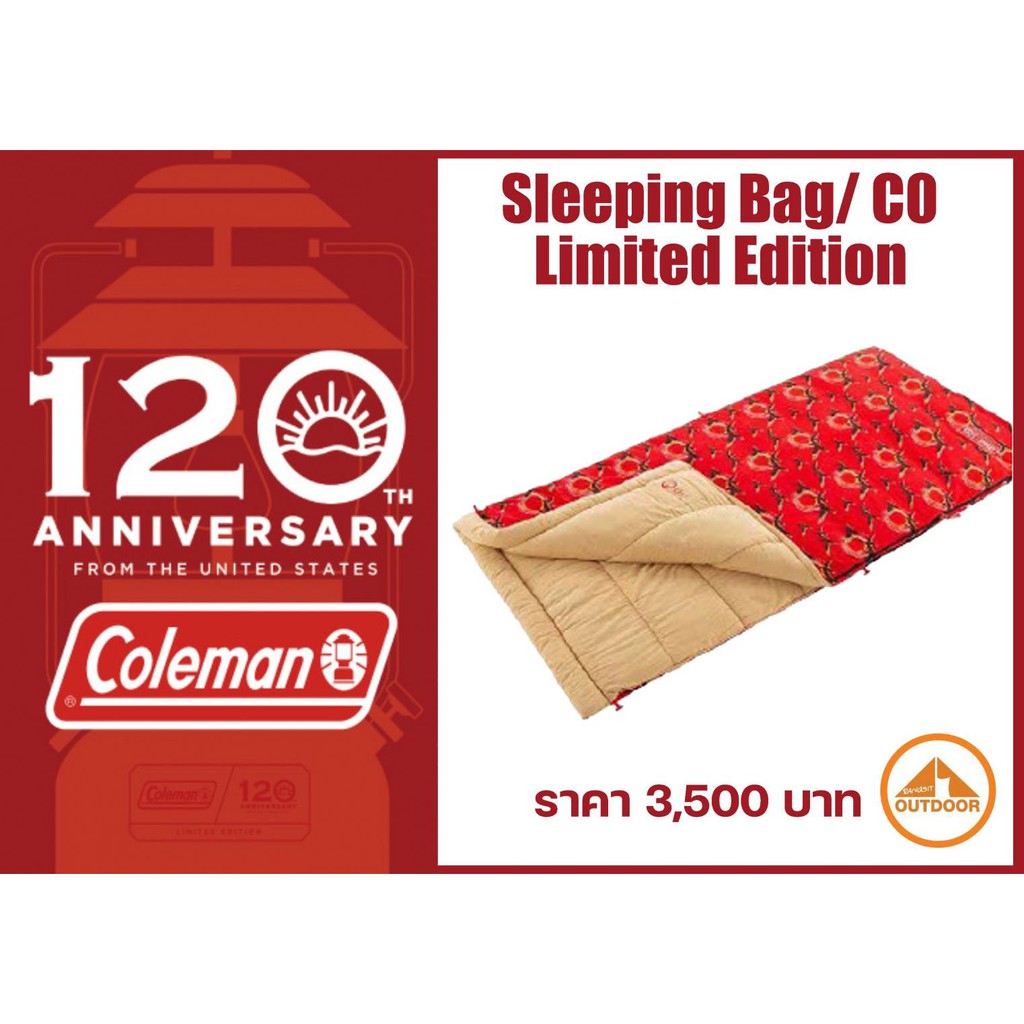 パーツ Coleman 120th Anniversary Sleeping Bag Coleman Sleeping Bag 120th Anniversary Red Size 100×200cm