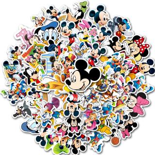 สติ๊กเกอร์ลายการ์ตูน Mickey Mouse กันน้ําได้ 50 ชิ้น