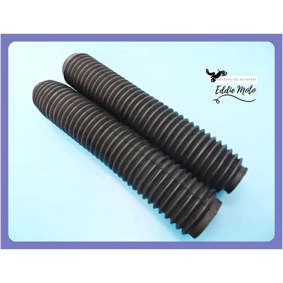 front-fork-rubber-set-black-for-honda-xl250-xl350-xl500-xl600-ยางหุ้มโช๊ค-สีดำ-ไม่มีลวดรัดปลาย-สินค้าคุณภาพดี