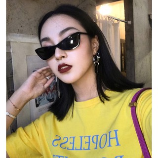 สินค้า Cute Sexy Retro Cat Eye Sunglasses Women Small Black Glasses