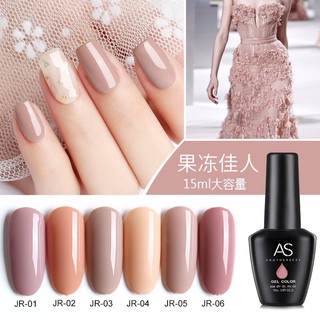 สินค้า สีเจล AS ยกเซ็ตรุ่น 6 ขวด (รหัส JR)