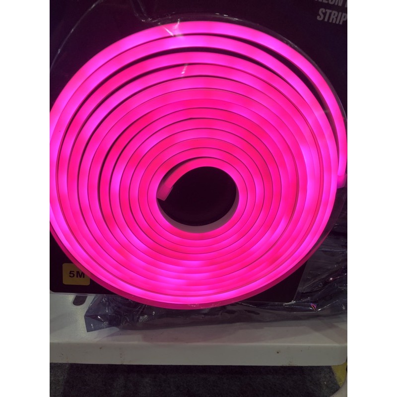 （มี10สีให้เลือกพร้อมส่งที่ไทย)ไฟเส้นไฟแถบ LED Neon FlexDC 12Vเมตร ไฟตก