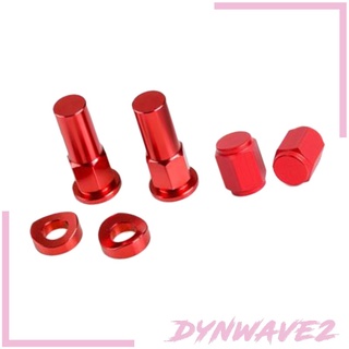 [Dynwave2] ชุดอุปกรณ์วาล์วล็อคยางรถจักรยานยนต์ Cnc Billet สีส้ม