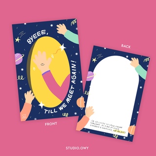 สินค้า STUDIO.OWY : Card - Goodbye til we meet again