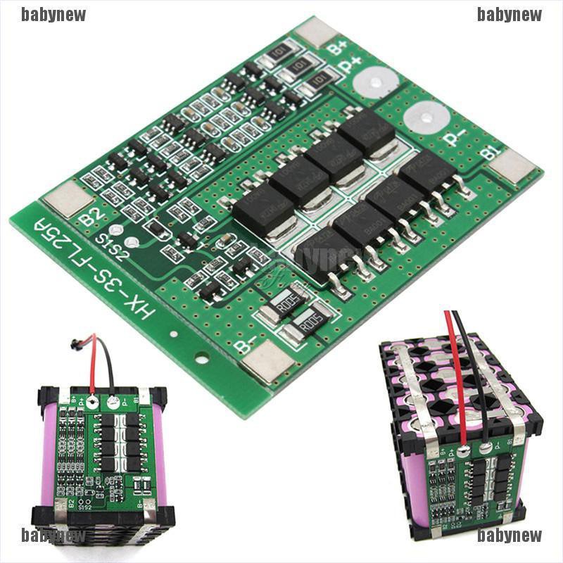 babynew-3s-12-v-25-a-11-1-v-12-6-v-balance-18650-li-ion-แผ่นบอร์ดโมดูลป้องกันลิเธียม-pcb