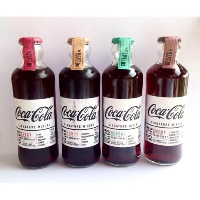 Coca cola Signature Mixers 200ml. โค้ก สำหรับผสมเหล้าโดยเฉพาะ ผลิตใน
