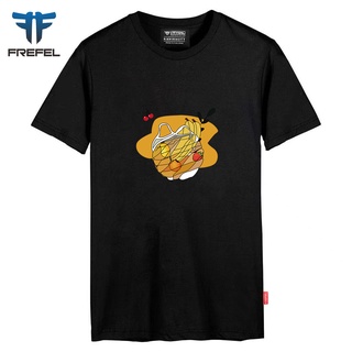 FreFel  เสื้อยืด T-Shirts เสื้อแขนสั้น เสื้อผู้ชาย Cotton100%  รุ่น Ts-026