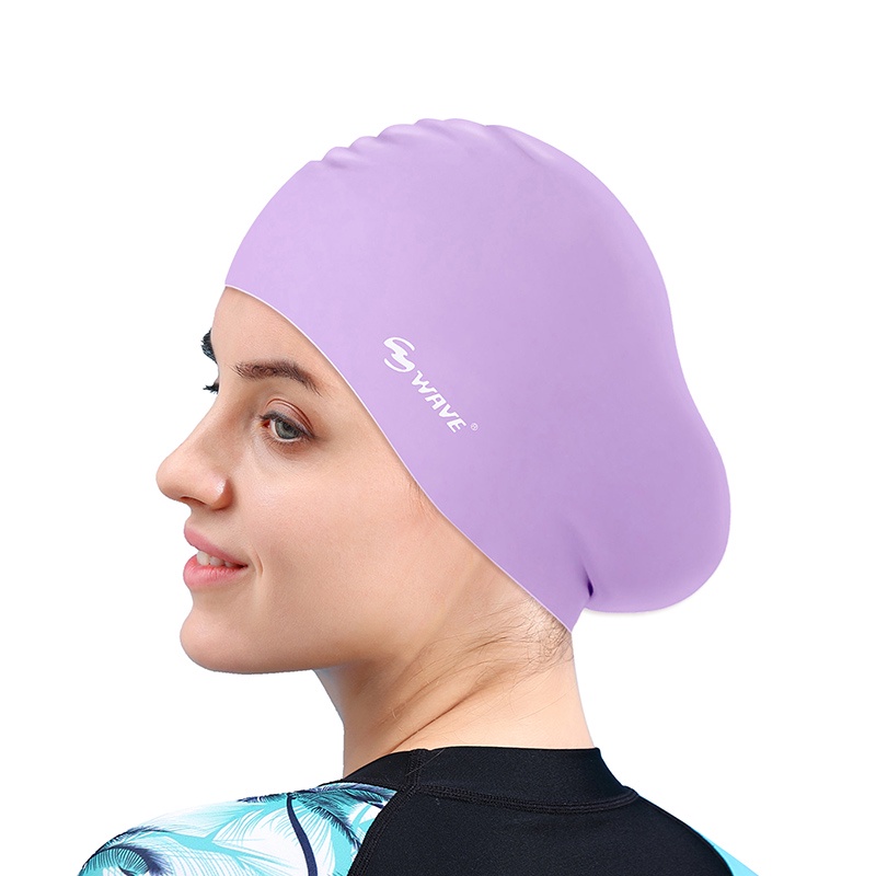ภาพหน้าปกสินค้าหมวกว่ายน้ำขนาดใหญ่หมวกว่ายน้ำซิลิโคนกันน้ำผมยาวบวกหมวกว่ายน้ำสำหรับผู้ใหญ่ขนาดใหญ่ Large Swim Cap Waterproof Silicone Swim Hat Long Hair Plus Over Size Adult Bathing Swimming Cap