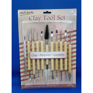 ภาพหน้าปกสินค้าMont  Marte  Clay  Tool  Set  ชุดอุปกรณ์ไม้ปั้น 11 ชิ้น    สำหรับใช้ในการเรียนการสอนวิชาวิจิตรศิลป์ ศิลปกรรม ที่เกี่ยวข้อง