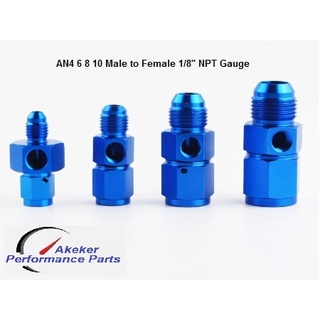 AN6 Male To Female 1/8"NPT Gauge Sensor Side Port Adapter Fuel - Foto 10