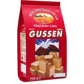 สินค้า [ขายดี] Gussen กัสเซ็น เวเฟอร์สอดใส้ครีม 100 กรัม-รสมิลค์ช็อกโกแลต