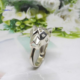 Finejewelthai แหวนเสือ-แหวนเงินแท้-Tiger-Silver925-Ring - R132300