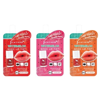 (3 สี) Julas Herb Watermelon Magic Lip Tint จุฬาเฮิร์บ วอเตอร์เมลอน เมจิค ลิป ทิ้นท์ ผลิตภัณฑ์ตกแต่งริมฝีปาก 2 กรัม