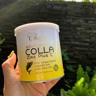 ภาพขนาดย่อของภาพหน้าปกสินค้าCOLLA Zinc Plus C คอลลา ซิ้งค์ พลัส ซี คลอลาเจนแท้ 100% จากร้าน beautifulitem บน Shopee