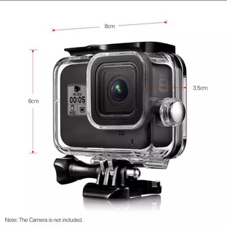 เคสดำน้ำ GoPro Hero 8 9 10 กันน้ำลึก 40-45เมตร Telesin Shoot