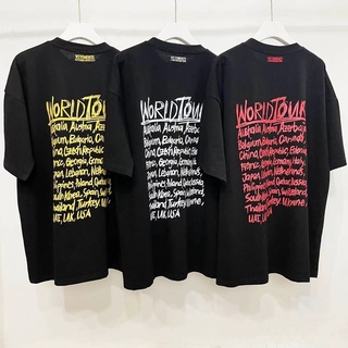 [S-5XL]Vetements เสื้อยืดแขนสั้น พิมพ์ลายกราฟฟิติตัวอักษร