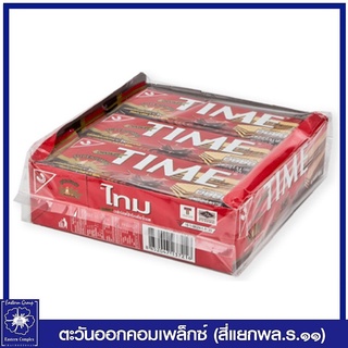 *ไทม์ เวเฟอร์สอดไส้ครีมรสช็อกโกแลต 34 กรัม แพ็ค 12 ซอง (408 กรัม) ขนม 7216