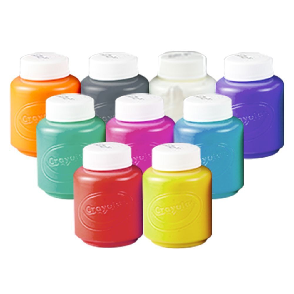 washable-project-paint-crayola-10-colors-สีน้ำล้างออกได้-crayola-10-สี-งานศิลปะ-อุปกรณ์เครื่องเขียน-ผลิตภัณฑ์และของใช้ภา